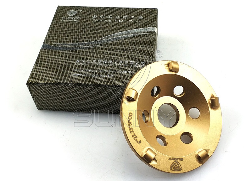 China 100mm Quarter Round PCD Diamond Cup Wheels Kanggo Coating Coating