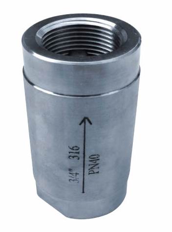 Low price for 33mm Nut Cover Hex Bolts And Nuts -<br />
 1 PC Spring Vertical Check Valves,Threaded End,800WOG - Kingnor