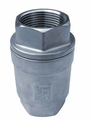 2 PC Spring Vertical Check Valves,Threaded End,100WOG