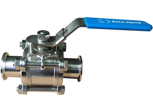 Fixed Competitive Price Male Camlock Coupling -<br />
 3 Piece Clamped Ball Valve - Kingnor