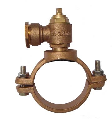 Special Design for Brass Pipe Fittings -<br />
 Bronze Saddle Clamp with Ferrules - Kingnor