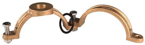 Factory Cheap Ductile Iron Gate Valves -<br />
 Bronze Saddles for HDPE Pipe/PVC Pipe - Kingnor