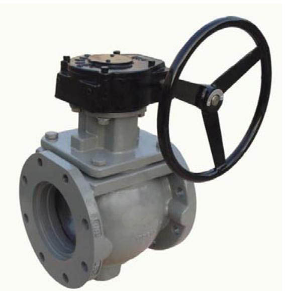 Competitive Price for Industrial Motorised Butterfly Valve -<br />
 Eccentric Plug Valves with Gear Box - Kingnor