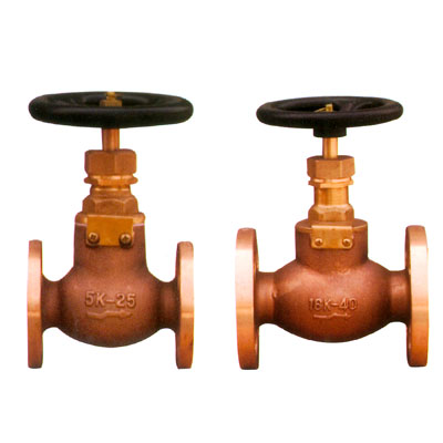 JIS F7301-F7303 Marine Bronze Globe Valves