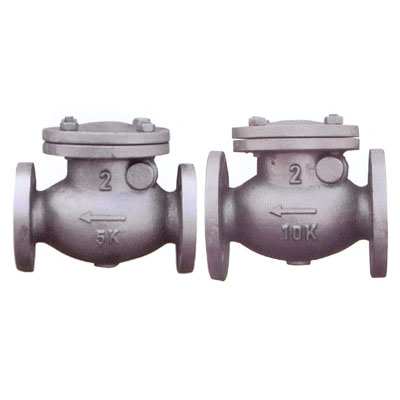 Good User Reputation for En598 Ductile Iron All Flange Tee -<br />
 JIS F7372-F7373 Marine Cast Iron Swing Check Valves - Kingnor