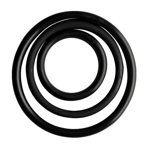 Rubber ring for socket ends