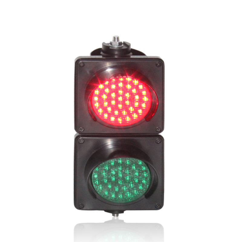 100mm colored lens LED traffic signal light red green LED traffic light ...