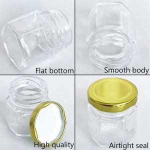 glass honey  jar