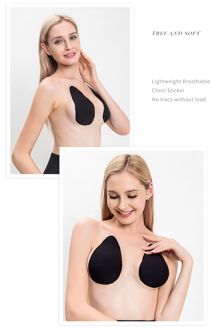 Self Adhesive Strapless Bra Pads Maternity Invisible, Backless, And Push Up  Solid Silicone Bandage For Womens Underwear With Big Cup Chest Pads From  Zhengrui03, $4.37