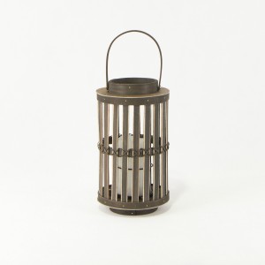 Solar Wood Lantern Garden Party Table Decoration